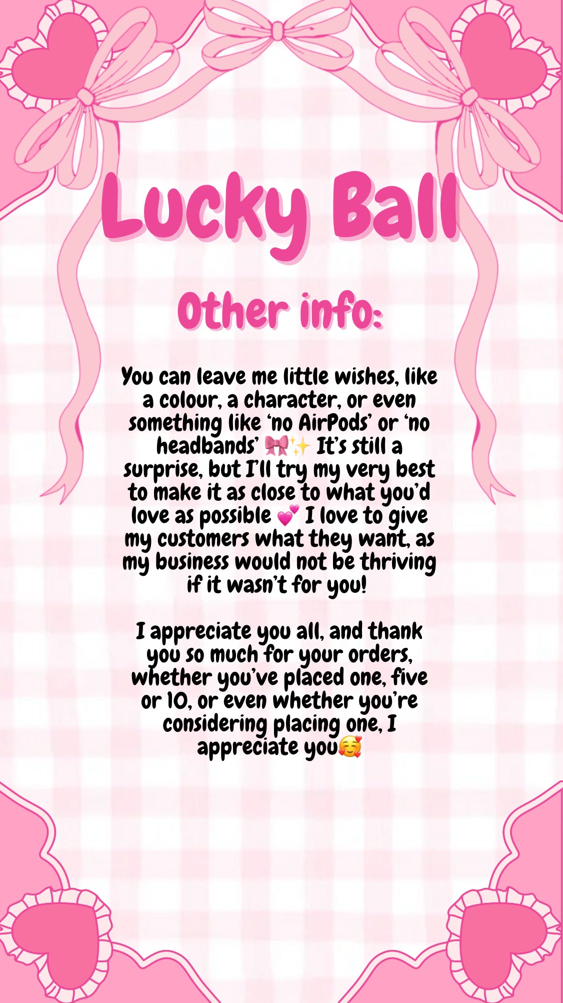 LUCKY BALL - 7, 11, 17 or 25!!